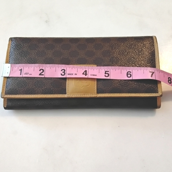Celine Triomphe Long Wallet Vintage GUC - Picture 15 of 17